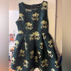 Green skull Azbro dress